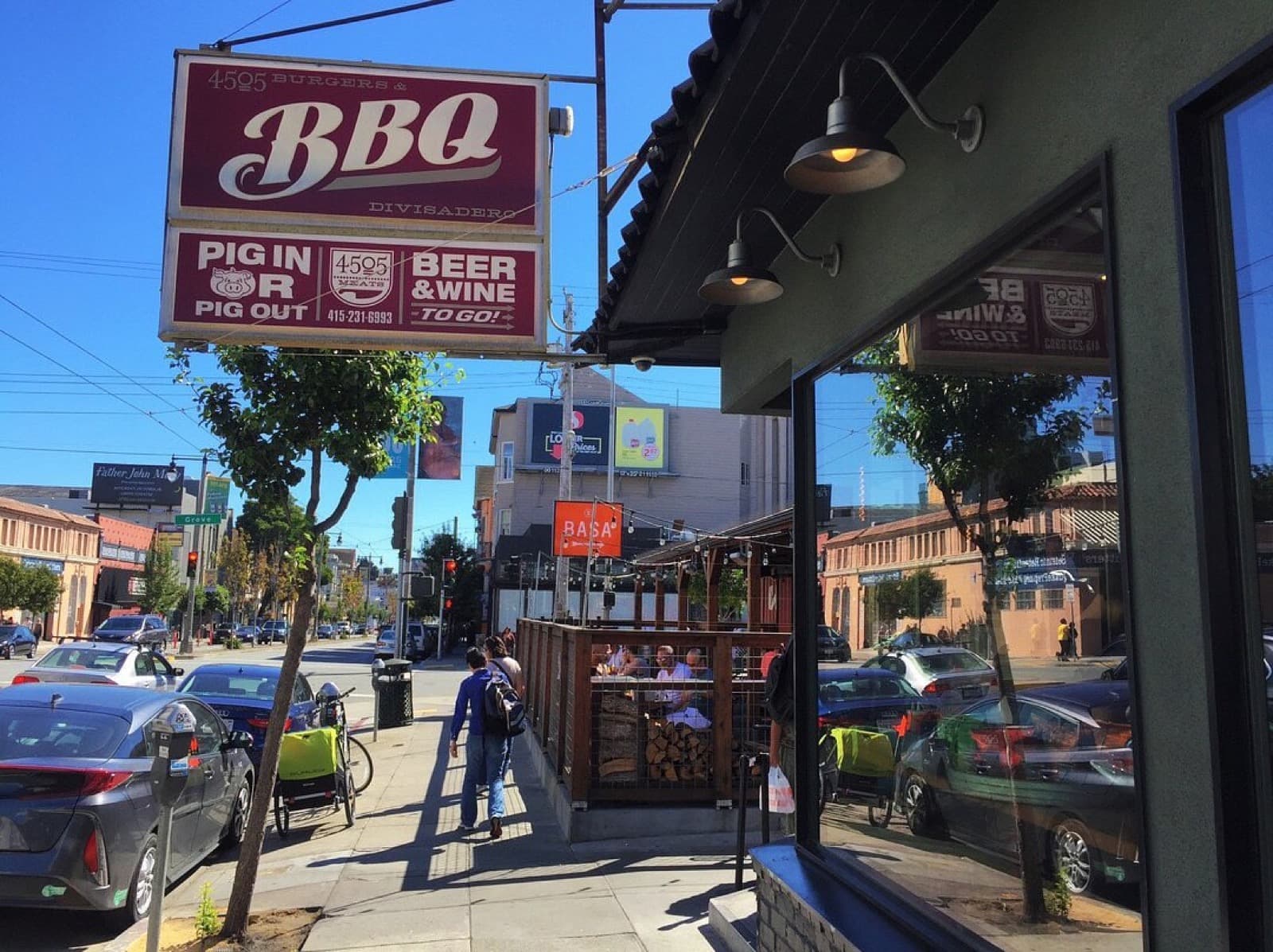 The exterior of 4505 Burgers & BBQ