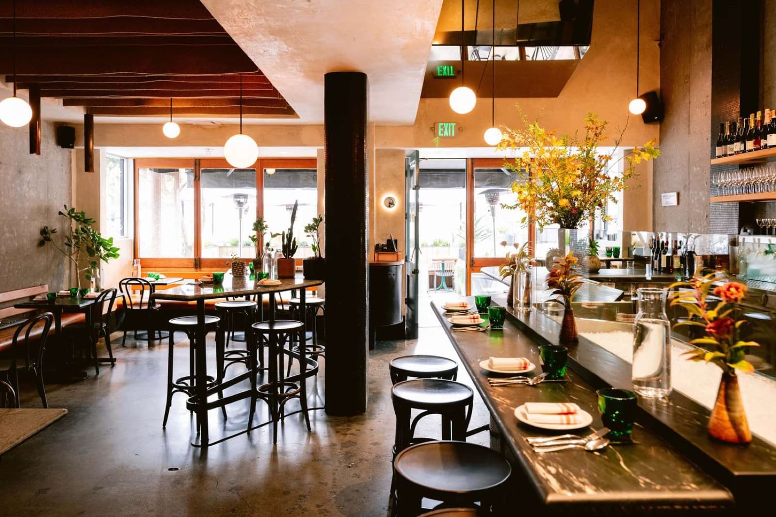 The bar and dining room at The Anchovy Bar in San Francisco