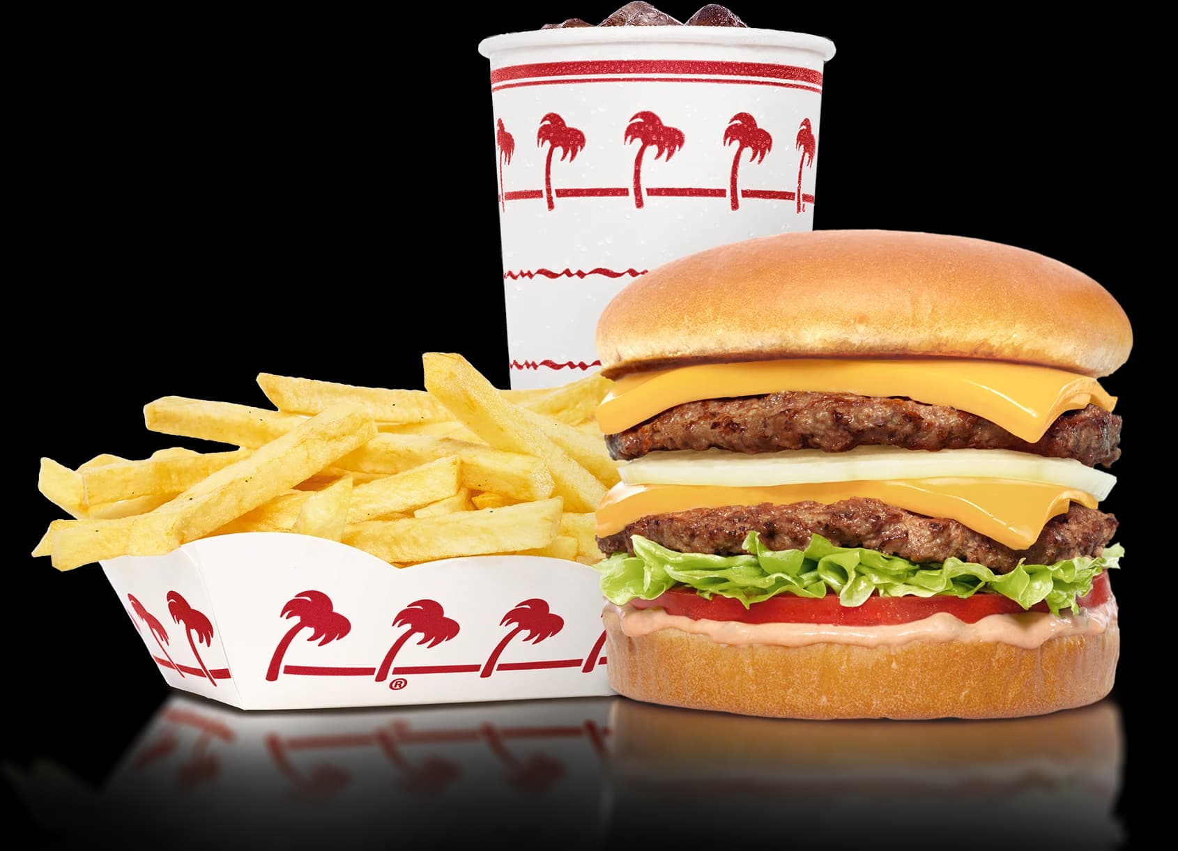 In-N-Out Double-Double meal