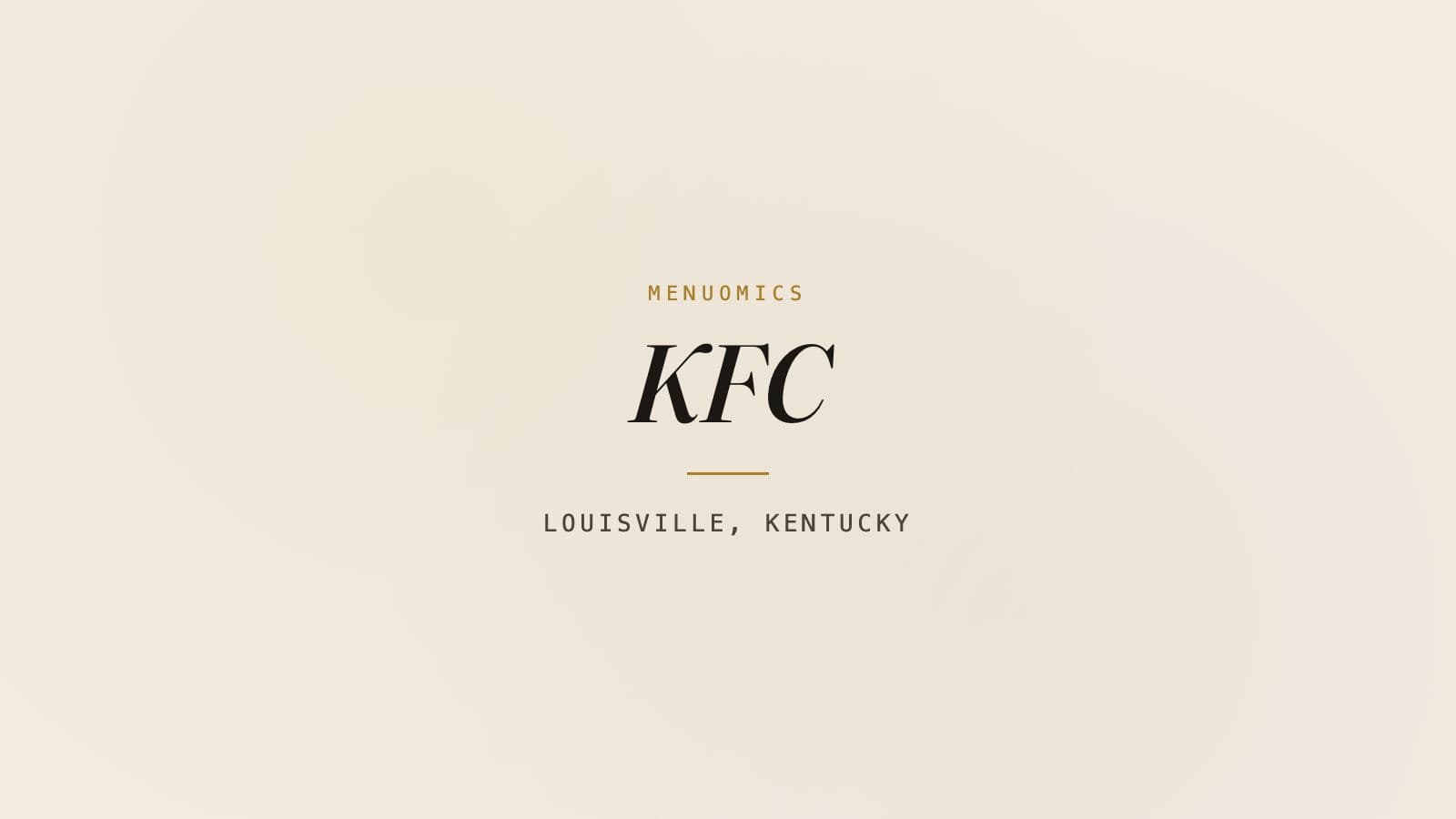 The exterior of a KFC