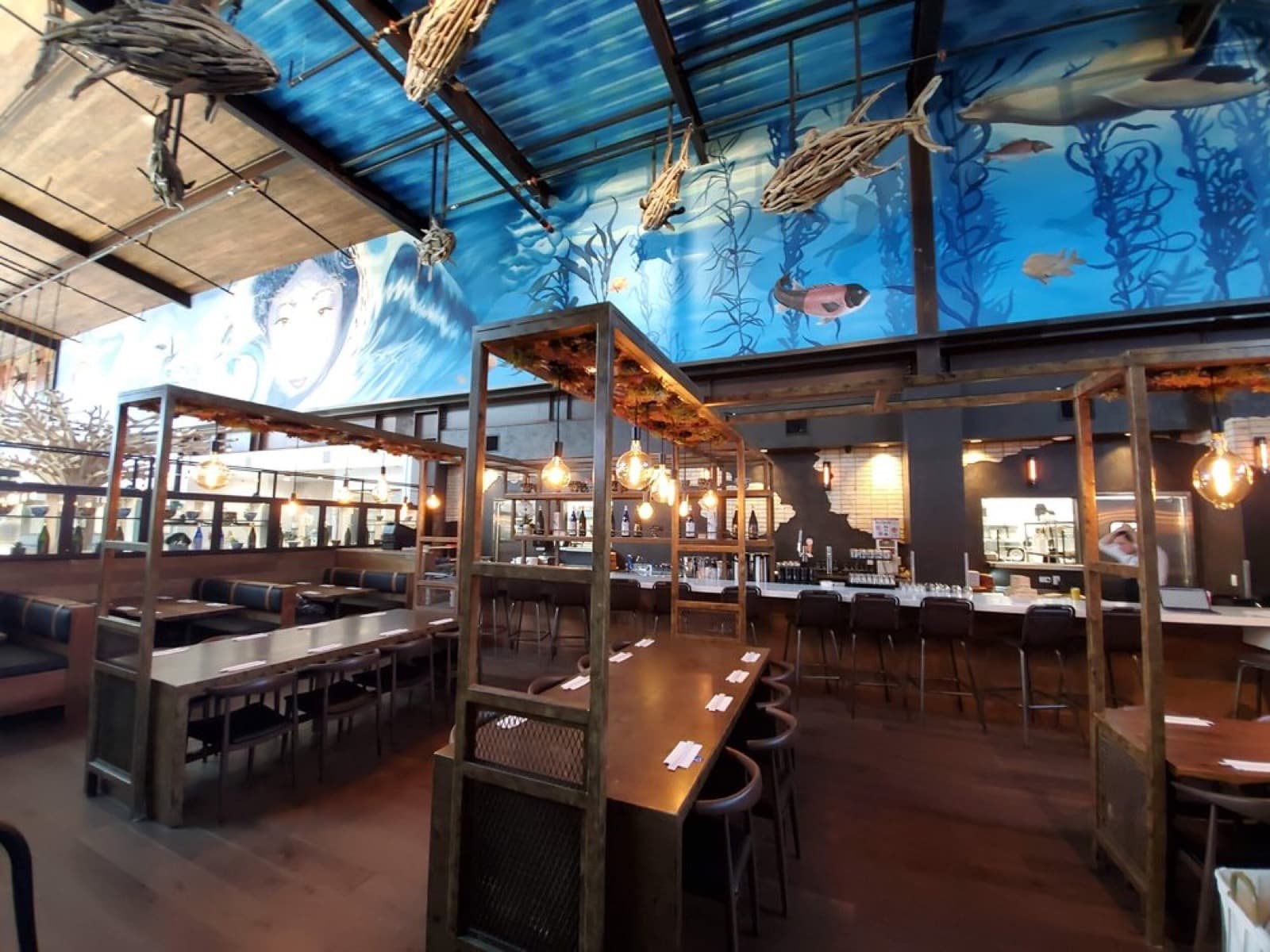 The exterior of Marufuku Ramen