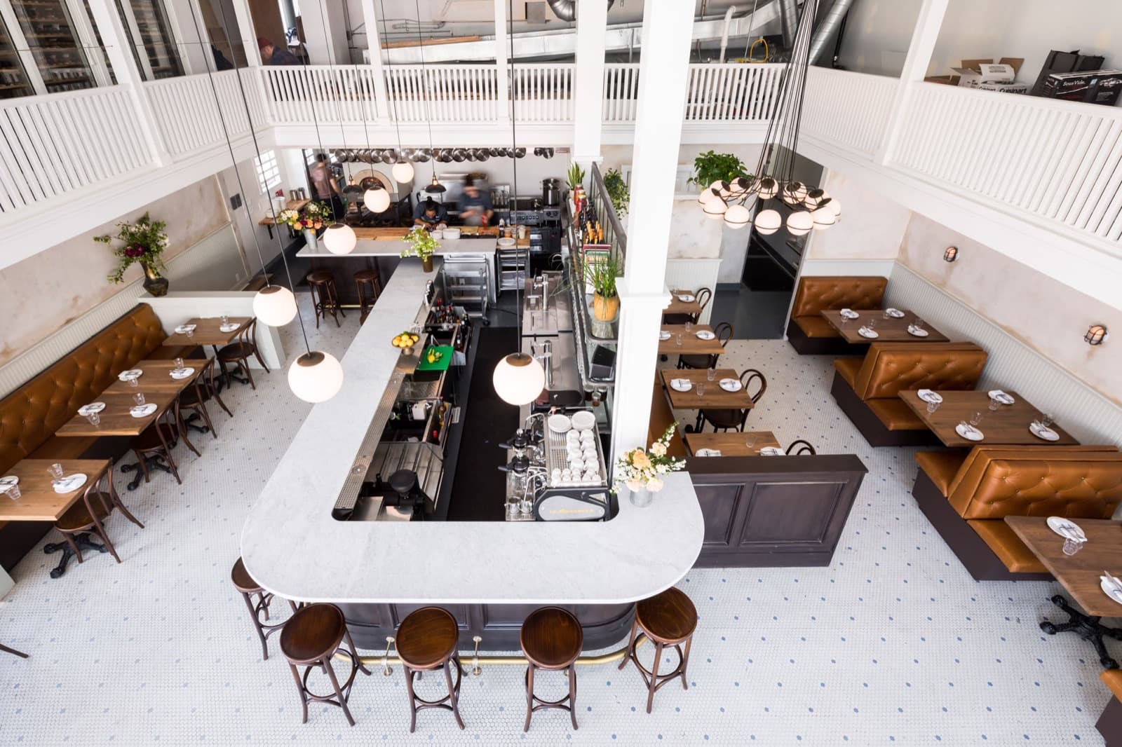 The dining room at Pearl 6101