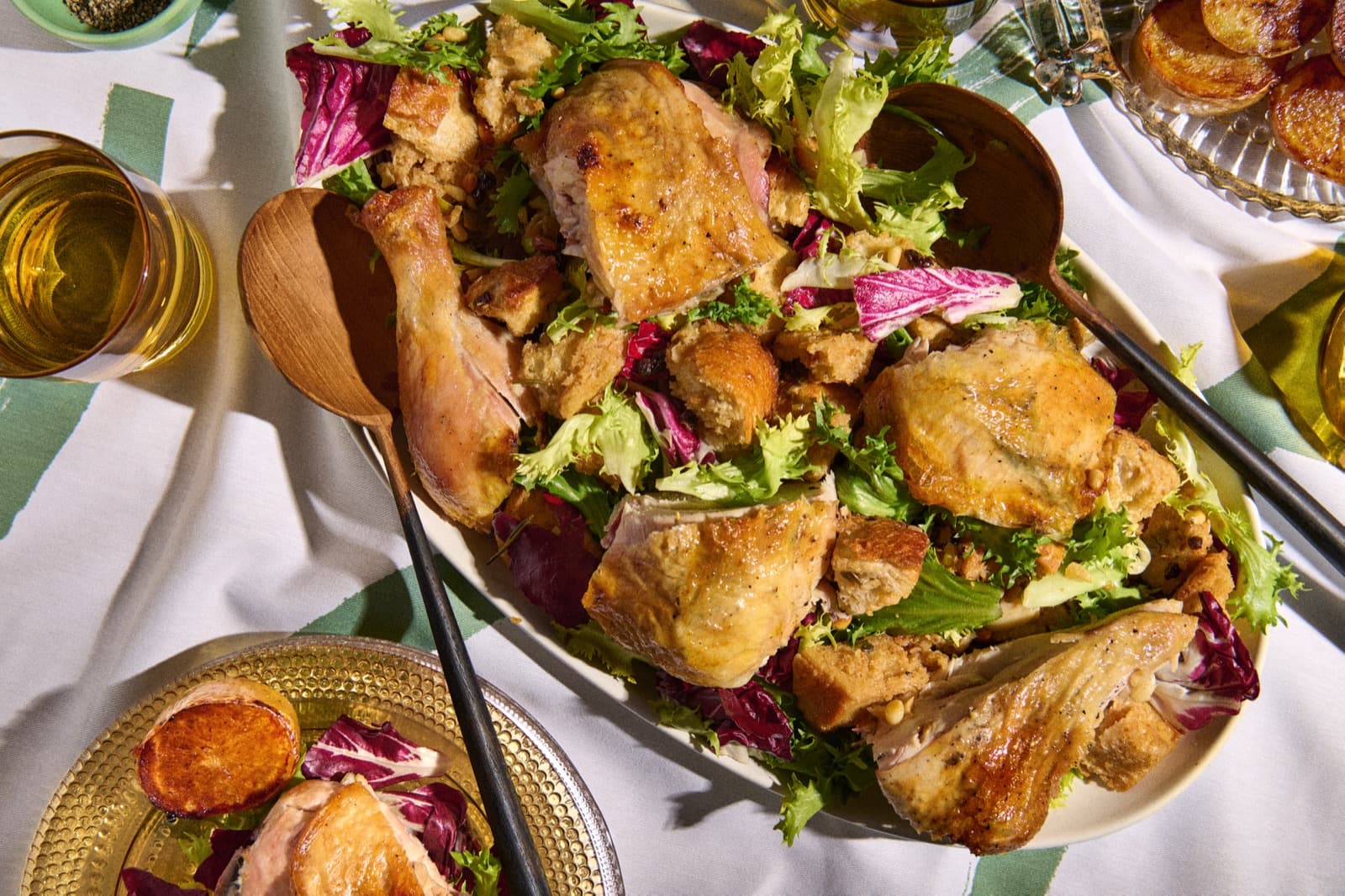 Zuni Cafe roast chicken with bread salad